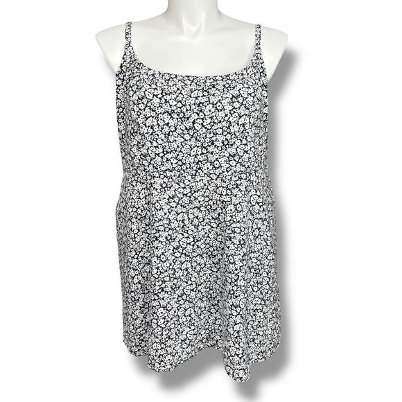 Old Navy Womens Floral Sundress Sleeveless Scoop Neck Smocked Pockets XXL Petite - Picture 1 of 8
